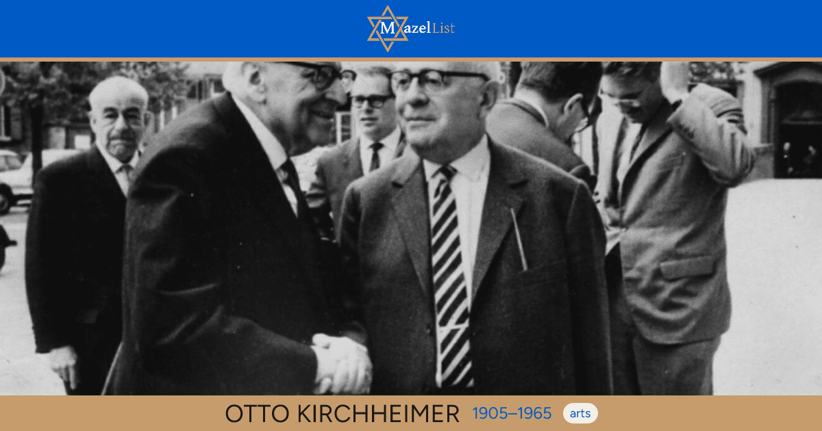 Otto Kirchheimer · Mazel List